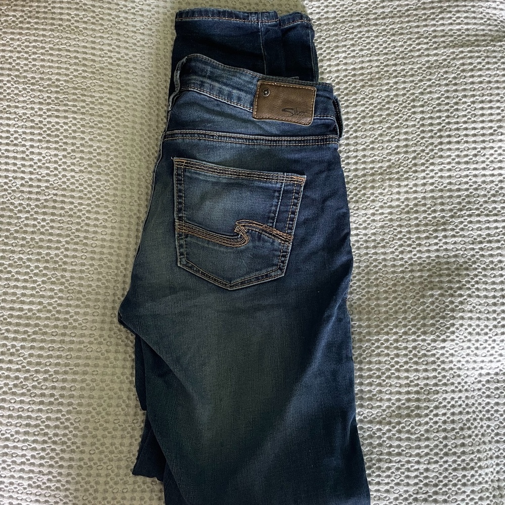 Silver jeans